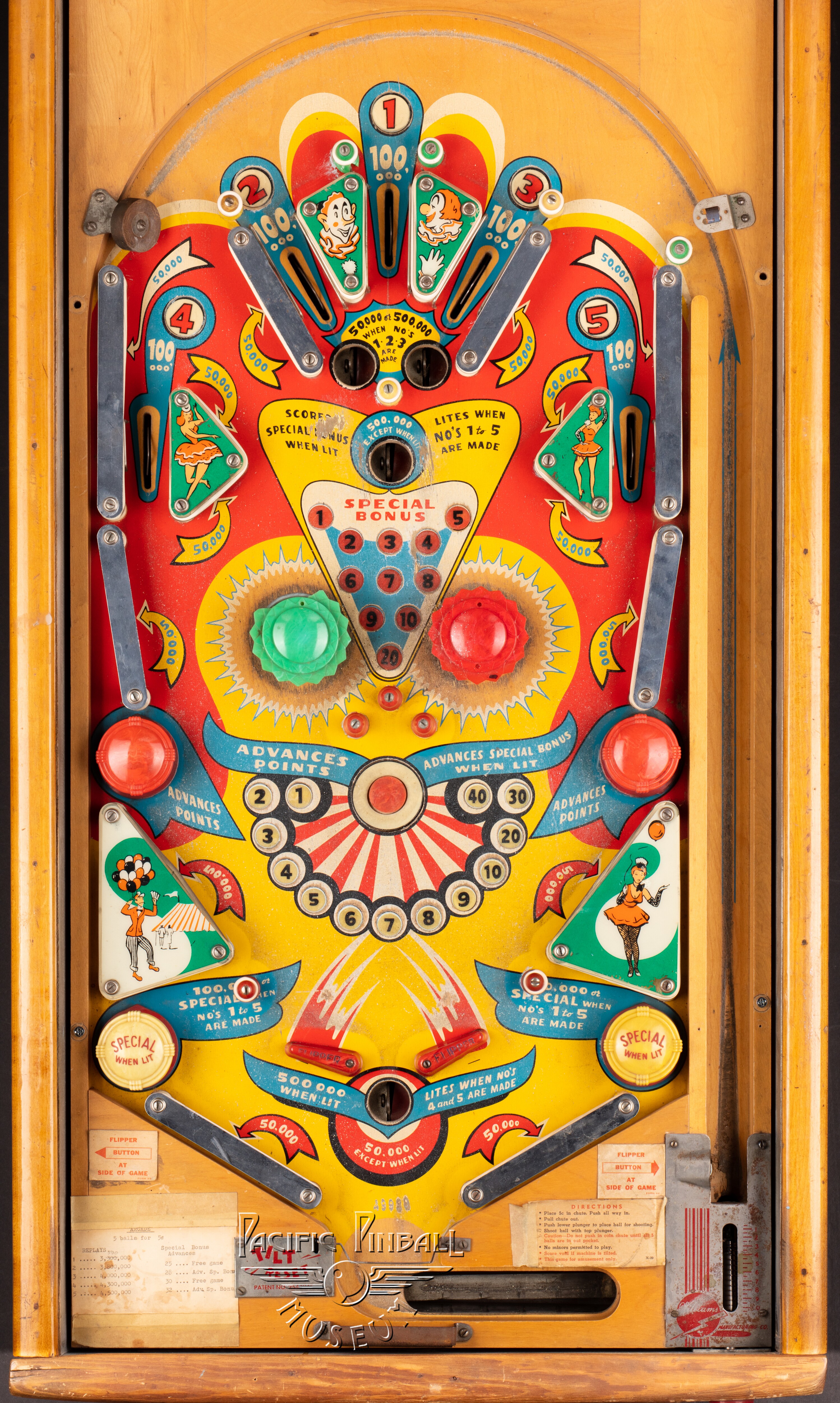 Arcade playfield