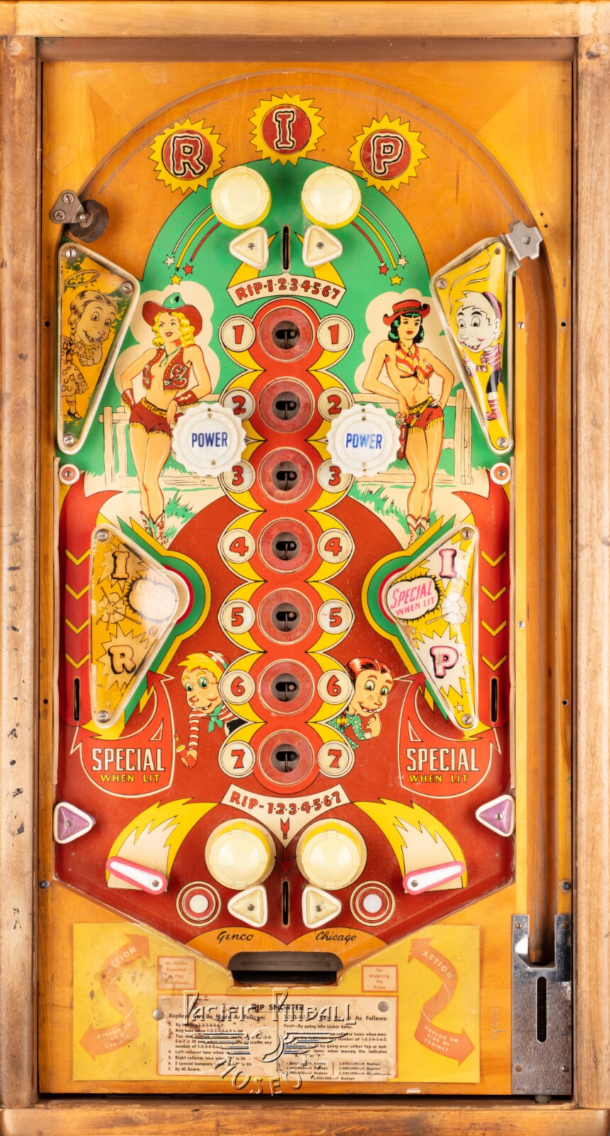 Rip Snorter playfield
