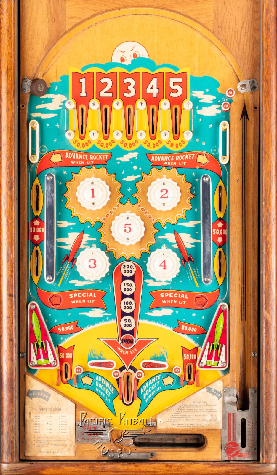 Shoot the Moon playfield