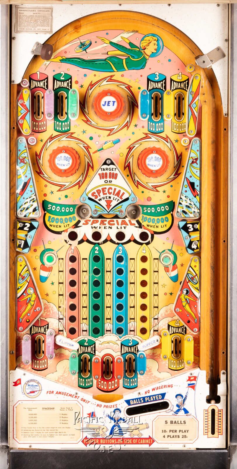 Space Ship playfield